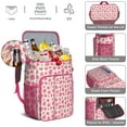 thumbnail image 4 of Cute Strawberry Themed Backpack Cooler, Leakproof Lunch Bag with Fresh Fruit Print for Women and Teens, 4 of 4