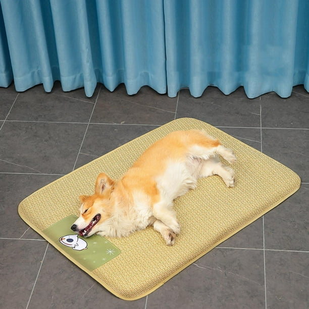 Dog Cooling Mat Sleeping Bed Comfortable Pet Supplies Pad Mat for Outdoor Kennel Floor Sofa Bed XL 55cmx75cm