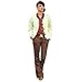 thumbnail image 3 of Aran Woollen Mills Ladies Large Irish Cable Wool Cardigan (Medium, Natural), 3 of 4