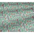 thumbnail image 5 of oneOone Viscose Jersey Fabric Triangle & Line Geometric Fabric Prints By Yard 60 Inch Wide, 5 of 5