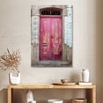 thumbnail image 2 of Elephant Stock Portuguese Door Wall Art - Vertical Canvas Wall Art - Living Room Wall Decor - Architecture Canvas - Gray And Beige Decor By Danita Delimont - 26" x 39", 2 of 8