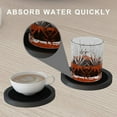 thumbnail image 5 of MinBoo Coasters Set of 6 Coasters for Drinks with Holder，Coaster for Drink Absorbent， Bamboo Coasters Set - The Perfect Addition to Your Dining and Entertainment Experience, 5 of 6