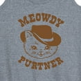 thumbnail image 3 of Instant Message - Cat Cowboy Meowdy Purtner - Women's Racerback Tank Top, 3 of 6