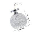 thumbnail image 4 of HINTRMENT Hanging Crystal Lamp Simple Style Round Illumination For Apartment Hotel Library 1Set, 4 of 5