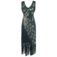 thumbnail image 1 of Fankiway Robe de Bal à Paillettes pour Femmes Col Rond Robes de Plage Grande Taille Robes de Plage pour Femmes, 1 of 7
