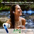 thumbnail image 3 of Auriculares inalámbricos Casan 2024 Bluetooth 5.3 HiFi Stereo IP7, 3 of 8