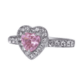 thumbnail image 3 of LuckyLy Anillos de Compromiso y Promesa para Mujer de Corazón, Acero Inoxidable y Zirconia Cúbica – Joyería ideal como Regalos para Mujer Navidad y Regalos San Valentín 14 de Febrero, Modelo rosa 6, 3 of 8