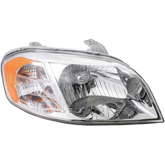 Right Headlight Assembly - Compatible with 2007 - 2011 Chevy Aveo LS FWD Sedan 4-Door 1.6L 4-Cylinder Naturally Aspirated DOHC GAS 2008 2009 2010