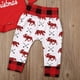 thumbnail image 4 of Recién nacido chico niño niña lindo traje de manga larga mi primera Navidad mamelucos mono ciervo pantalones sombrero Otoño Invierno ropa Adepaton CJWUS-1824, 4 of 7