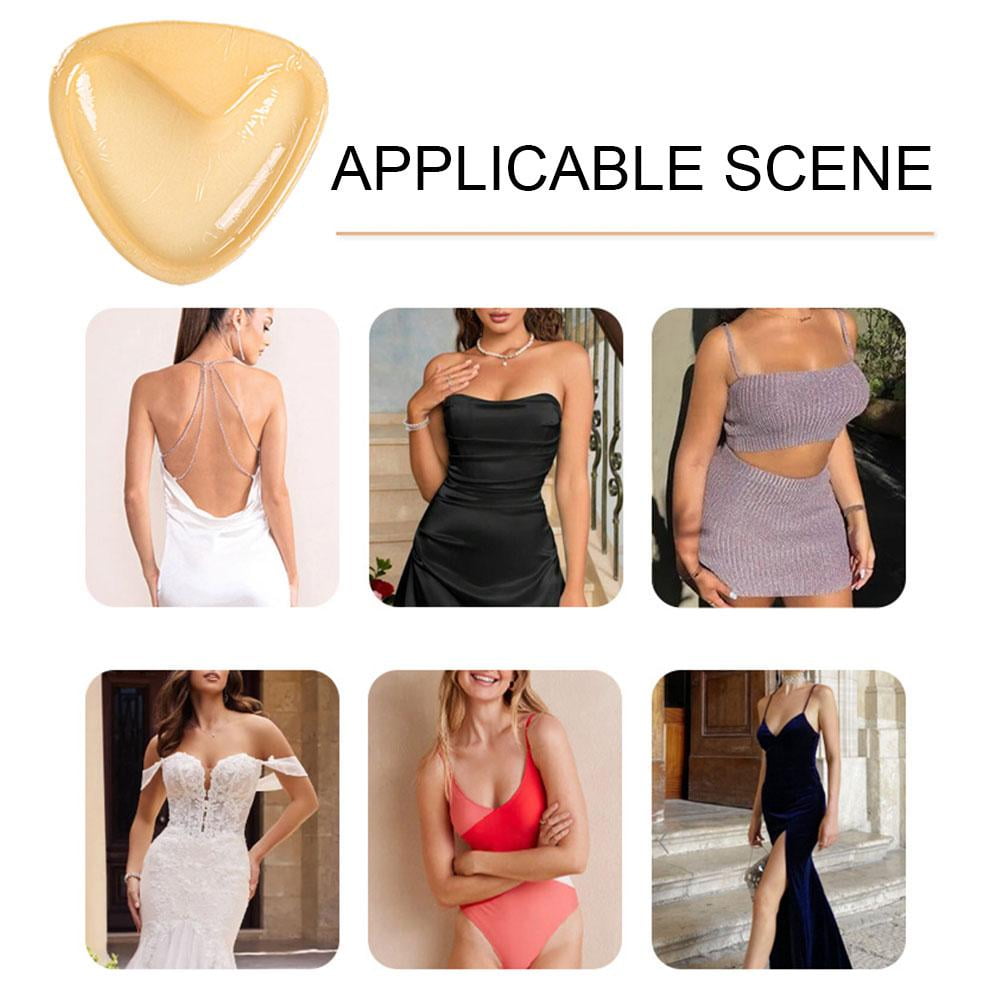 Clearance! Boomba Bra Inserts Push Up,Boomba Sticky Bra,Silicone Double Sided Bra Inserts I0Q1