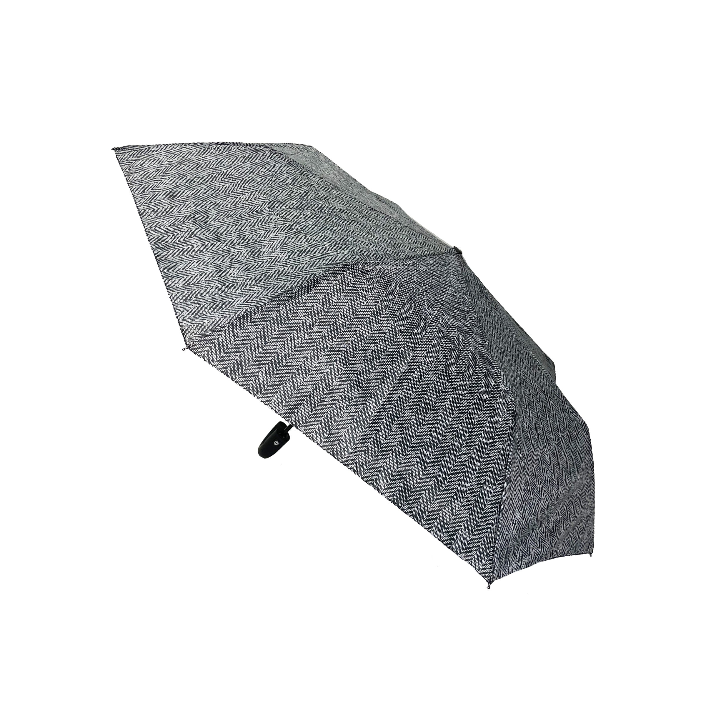 London Fog Automatic Open Close Rain Umbrella with Curved London Fog Automatic Open Close Rain Umbrella with Curved