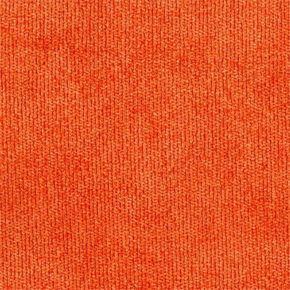 Royal 45 Faux Crush Velvet Fabric, Tangerine