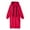 Red, variant on BADHUB Womens Oversized Long Sleeve Drawstring Hoodie Dress, Solid Color Hooded Sweatshirt Maternity Pullover Maxi Dress Dresses Side Slit Pocket Hoodie Tops on Clearance Red S