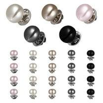 25 Pcs Versatile Anti-exposure Buckle Brooch Dress Lapel Pin Buttons For Jeans Chritmas Gift Women Decor Vest Decorative Clothes Fixed Brooches Miss