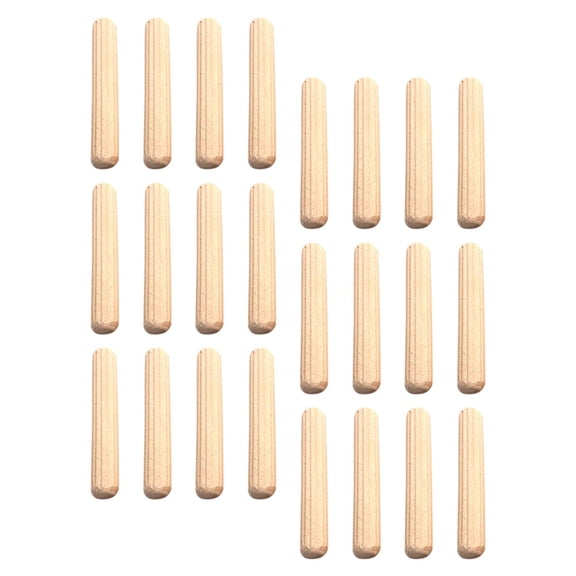 Toyandona 500-Piece Assorted Color Hardwood Wood Dowel Rods for Crafts, Furniture Repair, Model Building and Projects