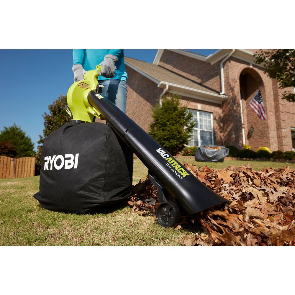 RYOBI 40 Volt Lithium Ion Cordless Battery Leaf Vacuum Mulcher Tool Only