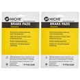 thumbnail image 2 of Niche Front Brake Pad Set for Suzuki RM80 DRZ125 Organic Motorcycle 2 Pack 519-KPA2541D, 2 of 5