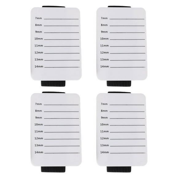 EeaseMX 4 placas de extensión de pestañas, soporte para pestañas, placa acrílica para pestañas