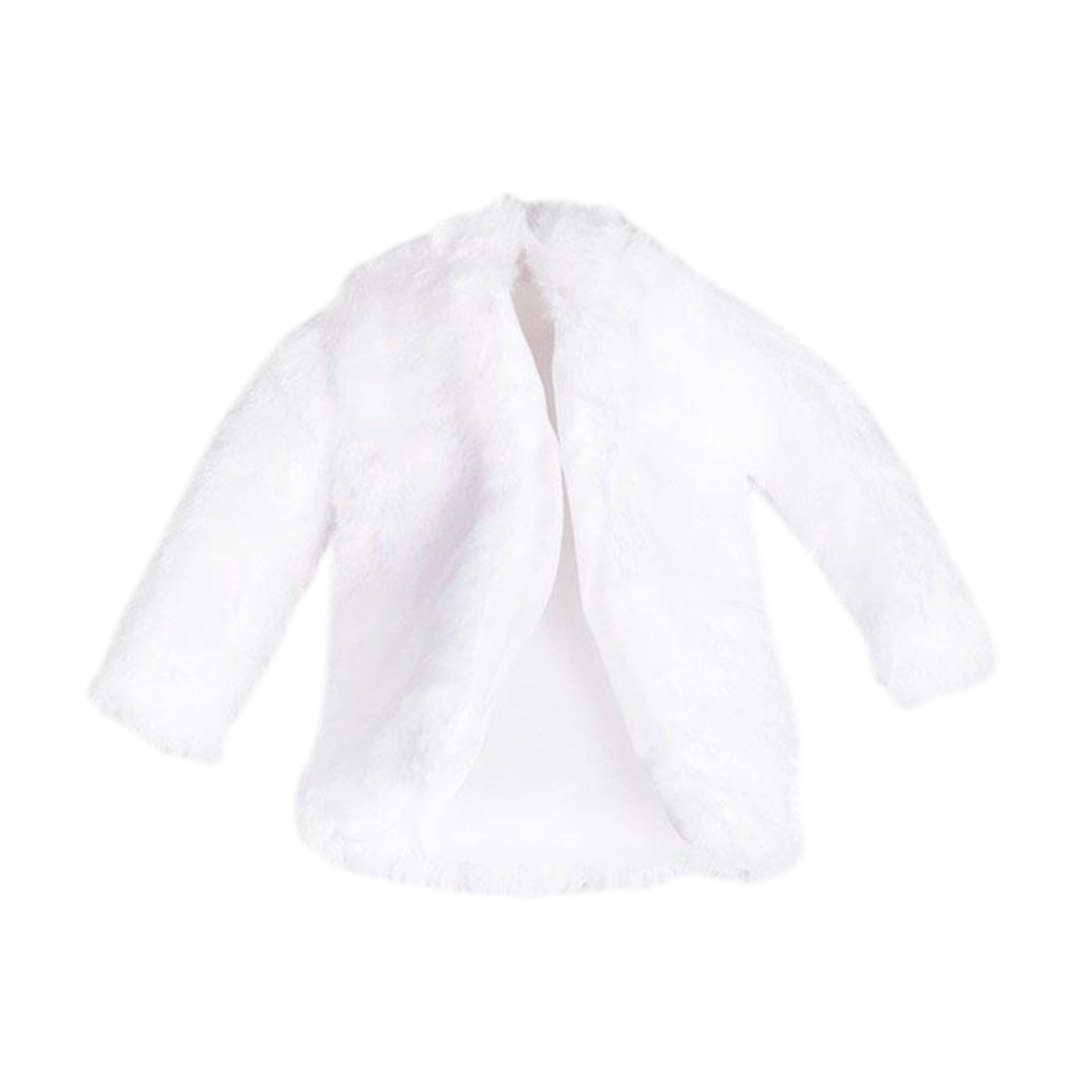 Details about   Custom 1:6 Scale Figure Clothing White Fur Coat For 12" Female Body Doll 