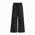 thumbnail image 6 of NOLDARES Boys Baggy Sweatpants, Casual, Straight Wide Leg, Athletic, Drawstring Joggers, with Pockets, Athletic(W120-Dark Gray), 6 of 6