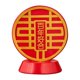 thumbnail image 2 of Escultura de compromiso para la mesa, hecha a mano, con la doble felicidad de una boda china. Rojo, 2 of 9