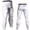 01-White, variant on IWRICH Men's Tight Sportswear Gym Workout Running Leggings Camo Sports Workout Pants 04-Red XL