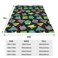 thumbnail image 3 of Sikiie Geometric Dinosaur Ultra-Soft Micro flannel Blanket Luxury All Seasons Warm Blanket for Bedding Sofa and Travel (4 sizes)-50"x40", 3 of 7