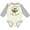 Natural and Heather, variant on Inktastic I Am One Smart Cookie Boys or Girls Long Sleeve Baby Bodysuit