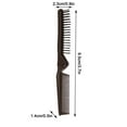 thumbnail image 2 of EARSTMAKEUP Folding Hair Comb,Portable Travel Folding Comb Brush-Small Compact Foldable Hair Brush for Purse,Bags-Double Headed Pocket Size Folding Comb Set for Women,Girls(Coffee), 2 of 8