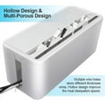 Cable Management Box, ABS Cable Organizer Cord Hider Box, Computer
