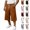 Ginger, variant on longantii Men's Capri Pant Baggy Below Knee Summer Casual Wide Leg Loose Drawstring 3/4 Pant with Pockets Sky Blue M
