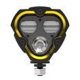 thumbnail image 4 of KC Hilites Driving/Fog Light 97149 Driving/Fog Light; Flex Era; 3 Dual Mode LED Bulb; Triangular Design; 35 Watt Forward Projecting Light/55 Watt Peripheral Light; Combo Beam, 4 of 16