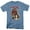 Carolina Blue, variant on Labyrinth Friends Movie Hoggle Ludo Sir Didymus T Shirt & Stickers (Royal) Large