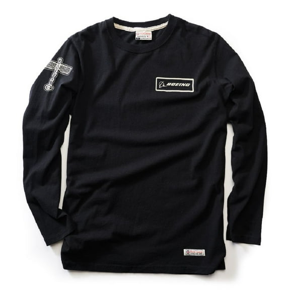 Red Canoe Boeing Vintage Logo Long Sleeve T-Shirt