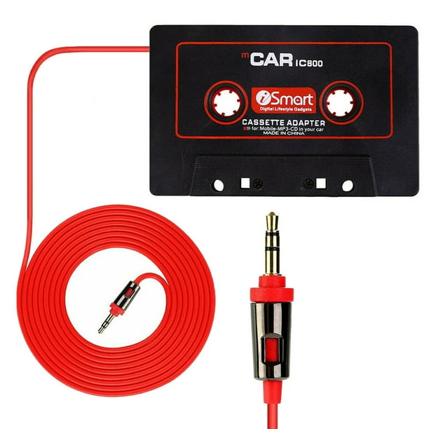  Car and Driver Cassette Aux Adapter for Car, Wired 3.5MM  Universal AUX Plug for Smartphones, MP3 Players, 31” Cable, Cassette  Adapter for Car, Cassette Deck