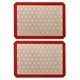 thumbnail image 1 of 2 alfombrillas de silicona para hornear macarrones, para moldes para hornear, para hacer macarrones, pasteles y galletas, antiadherentes de calidad profesional, 1 of 8