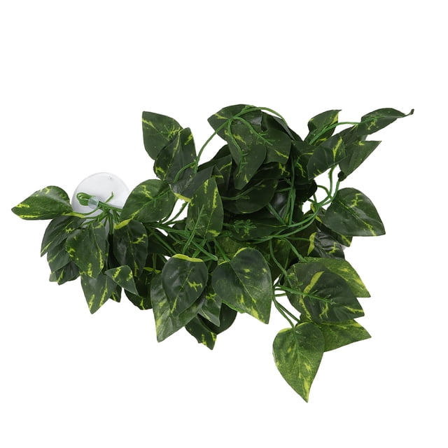 Reptile Simulation Plant Decorative Landscaping False Vine Suitable for Pet Box Green Vine Decor for Reptile Environment