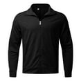 thumbnail image 5 of KKBOTIVE Mens Tracksuits 2 Pieces Casual Sport Sets Long Sleeve Jacket and Sweatpants Suits Color Block Jogging Sweatsuits, Black, Size XXL, 5 of 8