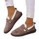 thumbnail image 5 of Zapatos de mujer de piel y cuero, todo en uno, cálidos, con suela gruesa y acolchado de algodón, forrados con vellón, engrosados, sin cordones, estilo retro, Boken, 5 of 5