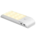 thumbnail image 3 of 12LED Recargable Infrarrojo Cuerpo Humano Sensor Luz Dormitorio Gabinete Armario Luz Noche Luz Blanca (Luz Blanca) Sincero Electrónica, 3 of 7