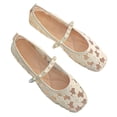 thumbnail image 4 of Miqool Womens Mesh Ballet Flats Round Toe Closed Toe Slip On Soft Sole Breathable Casual Lightweight Comfortable Flat Shoes, 4 of 9