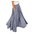 GZWYHT Maxi Skirt Fall Skirts Women's Summer Boho Flowy Swing Tiered A ...