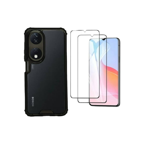 Funda Uso Rudo Otter 360 Contorno De Color Para Honor X7b Mas 2 Micas De Cristal