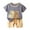 Style.1-Grey, variant on Toddler Baby Girl Summer Clothes Daddy's Pride Short Sleeve Letter T Shirt Top Shorts Set Cute 2Pcs Casual Outfit summer boy clothes(18-24 Months,Yellow)