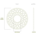 thumbnail image 6 of 38"OD x 13 7/8"ID x 1"P Empire Architectural Grade PVC Pierced Ceiling Medallion, 6 of 8