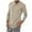 Mens Shirts Khaki, variant on Casual T Shirts for Men with Pocket Long Sleeve Button Crewneck T-Shirts Mens Basic Solid Pullover Slim-Fit Loungewear Athletic Workout Tees Tops