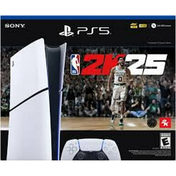 New PlayStation_5 (PS - 5) Slim Digital Edition – NBA 2K25 Bundle