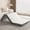 White-4inch-Tw", variant on Tri-fold Memory Foam Mattress 4 Inch Folding With Washable Covers Reversible Design Foldable Topper For Travel&guests 75"*38"*4"