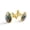 Color 4, variant on Men's Classic Stainless Steel, Sunflower Field Guitar Cufflinks Business Wedding Shirts, Golden