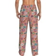 thumbnail image 3 of Xecao Color Flowers Men's Straight Lounge Pajama Pants: The Ultimate in Comfortable Sleepwear, 3 of 9
